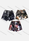 Wholesale Men's Casual Fireworks Cat Graphic Drawstring Beach Shorts HV001# - Liuhuamall