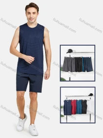 Wholesale Men's Athletic Sleeveless Workout Running Training Tank Tops, LIUHUA CLOTHING WHOLESALE