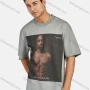 Wholesale Men's Hip Hop Round Neck Loose Fit Short Sleeve Graphic Letter T-shirt 72127# preview