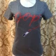 Wholesale Women's Casusal Letter Print Round Neck Short Sleeve Tee Dark Gray Clothing Wholesale Market Liuhua