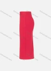 Wholesale Women's Casual Plain Elastic Waist Zipper Side Slit Pencil Skirt - Liuhuamall