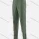 Wholesale Men's Sporty Plain Elastic Waist Quick Dry Breathable Zipper Hem Pants Army Green Clothing Wholesale Market Liuhua