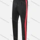 Wholesale Boy's Athletic Striped Elastic Waist Ankle Length Jogger 2002# Black Clothing Wholesale Market Liuhua