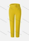 Wholesale Women's Casual Plain High Waist Straight Leg Pants With Belt - Liuhuamall