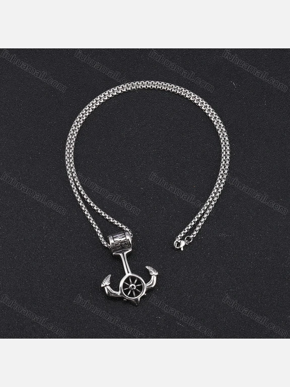 Wholesale Fashion Stainless Steel Adjustable Pendant Necklace SP0053#