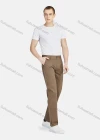 Wholesale Men's Casual Plain 100%Cotton Button Closure Pockets Chino Pants 868-19# - Liuhuamall