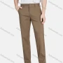 Wholesale Men's Casual Plain 100%Cotton Button Closure Pockets Chino Pants 868-19# preview