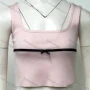 Wholesale Women's Casual Plain Line Square Neck Crop Tank Top 12710# preview