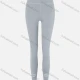 Wholesale Women's Sporty Plain High Waist Mesh Elastic Leggings 35# Clothing Wholesale Market Liuhua