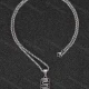 Wholesale Stainless Steel Carved Chain Necklace GL0013# Silver Clothing Wholesale Market Liuhua