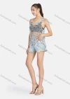Wholesale Women's Casual Crew Neck Short Sleeve Hollow Out Tank Top Cover Up - Liuhuamall