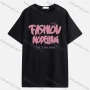 Wholesale Women's Casual Letter Print Round Neck Short Sleeve Tee 1030# preview