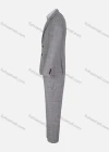 Wholesale Men's Formal Plaid Single Breasted Pockets Lapel Slim Fit Blazer & Trousers 2 Piece Sets - Liuhuamall