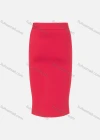 Wholesale Women's Casual Plain Elastic Waist Zipper Side Slit Pencil Skirt - Liuhuamall