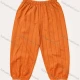 Wholesale Boy's Casual Breathable Striped Homewear Sweatpants MB21BKZ470# Orange Clothing Wholesale Market Liuhua