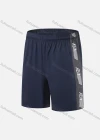 Wholesale Men's Performance Workout Colorblock Slogan Athletic Shorts With Zip Pockets A035# - Liuhuamall