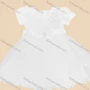 Wholesale Girls Lovely Plain Cap Sleeve Lace Bow Knot Pearl Decro Dress preview