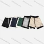 Wholesale Men's Casual Plain Contrast Patch Pocket Drawstring Elastic Waist Shorts 71009# preview