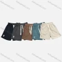 Wholesale Men's Casual Plain Patch Pocket Drawstring Elastic Waist Shorts 71008# preview