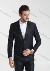 Wholesale Men's Formal Business Plain Lapel One Button Blazer Jacket & Pants 2-Pieces Suit Set BC015# - Liuhuamall