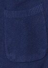 Wholesale Women's Plain Sleeveless Rib-knit Trim Hooded Button Decor Cardigan - Liuhuamall