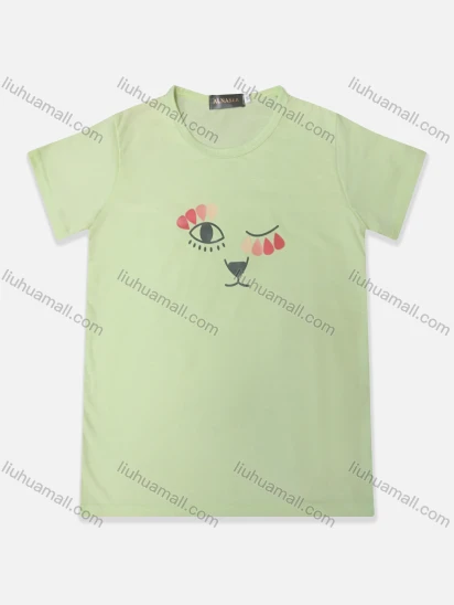 Wholesale Kids' Cute Crew Neck Short Sleeve Cartoon Graphic T-shirt