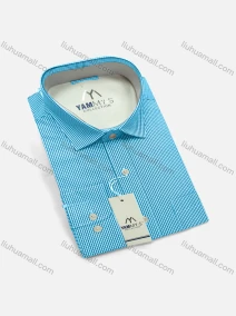 Wholesale Men's Casual Plaid Print Button Down Long Sleeve Shirts YM003#, LIUHUA CLOTHING WHOLESALE