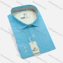 Wholesale Men's Casual Plaid Print Button Down Long Sleeve Shirts YM003# preview