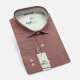 Men's Casual Plaid Print Button Down Long Sleeve Shirts YM003# Burgundy Clothing Wholesale Market -LIUHUA