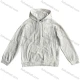 Wholesale White Long Sleeve Hoodie w/ Gray Abstract Line Art, Drawstring Hood & Left Chest Logo. Minimalist Streetwear White Clothing Wholesale Market Liuhua