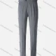 Wholesale Men's Fashion Plain Patch Pocket Button Side Decor Slim Fit Suit Pants E913# Gray Clothing Wholesale Market Liuhua