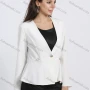 Wholesale Women's Casual Business Metal Decor One Button Plain Cardigan preview