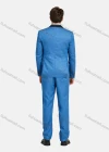 Wholesale Men's Fashion Pockets Lapel Contrast Blazer & Double Breasted Vest & Pants 3 Piece Sets 1545-8884# - Liuhuamall