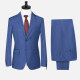 Men's Formal Striped Two Button Blazer Jacket & Pants 2 Piece Suit Set D1508# Azure Clothing Wholesale Market -LIUHUA