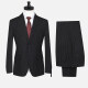 Men's Formal Striped Two Button Blazer Jacket & Pants 2 Piece Suit Set X6070# Black Clothing Wholesale Market -LIUHUA