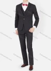 Wholesale Men's Button Blazer&Vest&Suit Pants 3-Piece Slim Fit Stripe Suit Sets - Liuhuamall