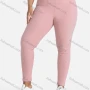 Wholesale Women's Sporty Plain Skinny Fit Elastic Waist Rhinestone Yoga Leggings preview