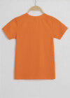 Wholesale Girls' Basics Casual Plain Short Sleeve Round Neck T-Shirt - Liuhuamall