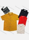Wholesale Boy's Casual Allover Print Short Sleeve Shirt - Liuhuamall