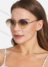 Wholesale Metal Round Frame Ombre Lenses Sunglasses - Liuhuamall