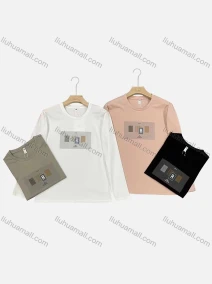 Wholesale Men's Casual Crew Neck Long Sleeve Letter Graphic Pullover Tops, LIUHUA CLOTHING WHOLESALE