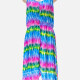 Women's Casual Tie Dye Tank Romper Multi-color Clothing Wholesale Market -LIUHUA
