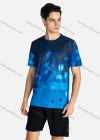 Wholesale Men's Athletic Crew Neck Short Sleeve Abstract Print Breathable T-shirts B1916# - Liuhuamall