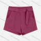 Wholesale Women's Casual Long Belt Knitted Cuff Slim Fit Hot Shorts 33# Clothing Wholesale Market Liuhua