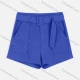 Wholesale Women's Casual Long Belt Knitted Cuff Slim Fit Hot Shorts 46# Clothing Wholesale Market Liuhua