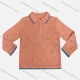 Wholesale Girl's Casual Lapel Long Sleeve Half Zip Knit Sweater F558# Clothing Wholesale Market Liuhua