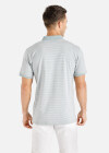 Wholesale Men's Striped Print Casual Short Sleeve Polo Shirt - Liuhuamall