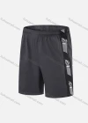 Wholesale Men's Performance Workout Colorblock Slogan Athletic Shorts With Zip Pockets A035# - Liuhuamall