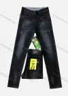 Wholesale Men's Casual Zipper Pockets Labelled Frayed Plain Thick High Stretch Jean 2600# - Liuhuamall