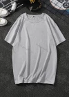 Wholesale Men's Modal Cotton Basic Crew Neck Short Sleeve Loose Plain T-shirt 1701# - Liuhuamall